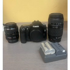 캐논 EOS 30D 카메라 2대 줌 EF 70-300mm & 28-105mm 렌즈 VG++ - 캐논eos30d