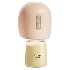 자동 전동 가슴 수유 모유 유축기 펌프 핸즈프리 무통 마사지 착유기 음소거, 스타 블루(PP)
