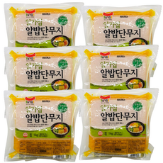 일가집 알밥 단무지 1kg x6봉 밑반찬 주먹밥, 6개