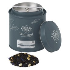Whittard Earl Grey Loose Tea 영국 위타드 오브 첼시 얼그레이 루즈 티 홍차 캐디 통 100g, 1개