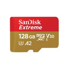 SanDisk 익스트림 마이크로SD 190MB/s 128 GB