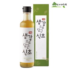 유기농[생강으로 담근 식초 300ml X1병] 국내산 생강 천연 자연 발효 식초 생강초, 1개