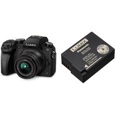 정품 직수입 파나소닉 루믹스 G7 4K 디지털 카메라 DMC-G7KK(블랙), 블랙, 14-42mm