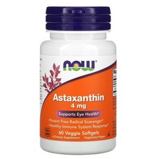 나우푸드 아스타잔틴 4mg 베지 소프트젤, 1개, 60정