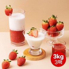 Cafe Fruit 과육이 살아있는 국산 딸기청 3KG, 1개입, 3개