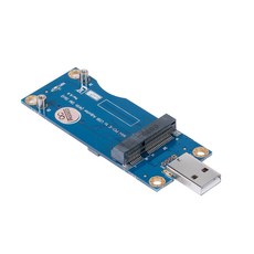 Docooler 어댑터 플레이트 테스트 WWAN SIM 카드 슬롯 미니 PCI-E 스위치 USB 3G / 4G 모듈 보드 전용 라이저, 푸른