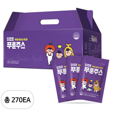 더존건강 더조은 바나나 사과 푸룬주스, 270개, 80ml