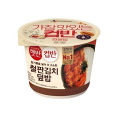 햇반 컵반 볶은 김치 덮밥, 247g, 10개