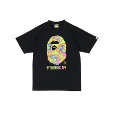 A BATHING APE 베이프 남성 데일리 캐주얼 상의 마블링바이배싱프 티셔츠 M