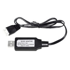 올칩 11.1V 리튬 배터리용 XH-4P USB 충전기 RC카 드론 보트 호환 충전 케이블, 1개, (CX-20) 11.1v USB충전기 1개, (CX-20) 11.1v USB충전기