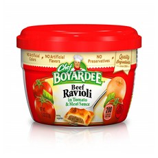 Chef BOYARDEE 쉐프 보얄디 비프 라비올리 인 토마토 앤 미트 소스 7.5oz(212g) 12개 Beef Ravioli in Tomato & Meat Sauce, 212g