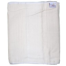 [기저귀 용품] Dandelion Diapers Organic Rayon Made from Rayon Made from Bamboo and Cotton Blend Prefolds, 1set