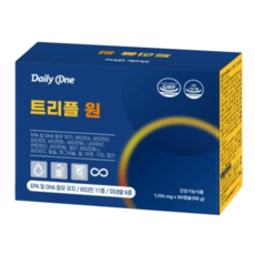 데일리원 트리플 원 올인원 멀티 종합 비타민 영양제 1 100mg X 90캡슐 1통, 상품, 1개, 90정