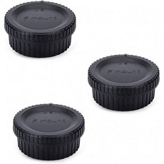 Rear Lens Cap Body Cap Cover for Nikon F Mount Camera D3500 D3400 D3300 D3200 D3100 D3000 D7500 D720, 3팩 - 니콘바디