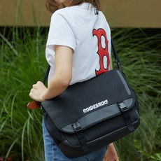 로아드로아 SIGNATURE LOGO MESSENGER BAG (BLACK)