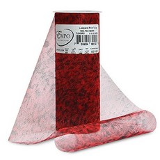 Expo Leopard Print Tulle Spool of 10-Yard Red, 단일옵션
