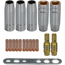 RIVERWELD MB15 15AK 컨택포인트 0.9mm M6 및 용접 토치 MB15 15AK MIG 18pk용 디퓨저 및 보호 컷 지원