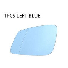 BMW 사이드미러 백미러 왼쪽오른쪽 파란색 유리 가열 1 F20 F21 118d 118i, 1pcs left blue, 1개