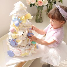 기저귀4단케이크