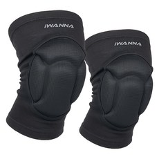 韓國 iWANNA 多用途緩衝護肘 2p, 1個, 黑色