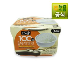 농협 밥심 100% 국산쌀 즉석밥 210g x 3입, 단품