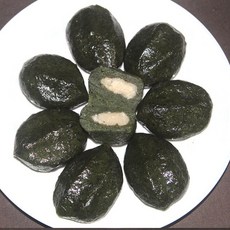 왕모시송편 1kg + 1kg 우리쌀과영광모시로 만들어 여름에많이먹는 우리떡, 2개