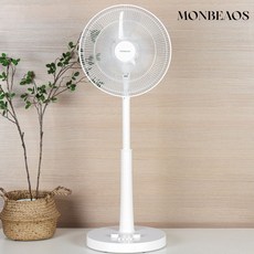 [25년형 키높이] 몽비오스 키높이 롱 스탠드 선풍기 35cm 5엽 가정용 업소용, MOS-14C[스탠다드]