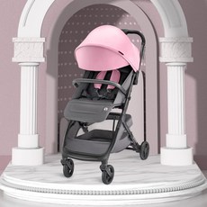 휴대용 접이식 유모차 디럭스 양대면 기내용 쌍둥이 방풍 자외선커버 미국 Babytrend 높은 풍경 유모차 경, 03 V9 벚꽃 분말