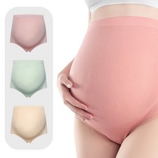 리앤베르 임신 중기 말기 임산부 하이웨스트 모달 팬티 3p 세트