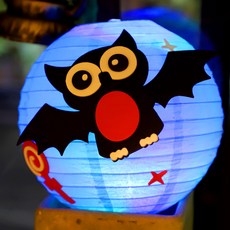 할로윈 LED 장식등 만들기 DIY세트 (부엉이), 단품