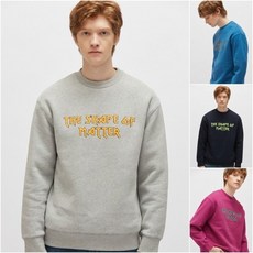 플랙진 남성 FRONT PRINT 기모맨투맨 PWON4WSL35M
