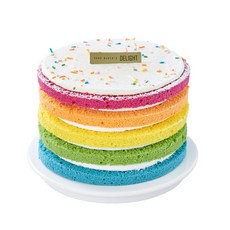 베이커스 딜라이트 레인보우 케이크, 430g, 1개