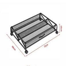 침대 바닥에 도르래 달린 이동식 신발거치대 UL2775, Jul-4, 1개