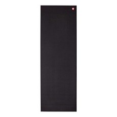 Manduka 6mm 프로 요가 매트 블랙 71인치(180cm) 쿠셔닝 미끄럼 방지, Black, 1개