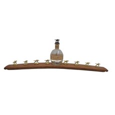 블랑톤 버번 코르크 디스플레이 장식용 보틀 홀더 Oak 배럴 Stave 블랑톤 위스키