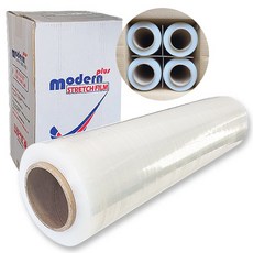 스트레치필름 고기능 공업용 핸드랩 20mic_380m x 4롤, 1박스(4롤), 스트레치필름 20mic_380m