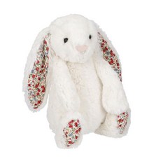 제리캣 M사이즈 인형(종류:Lamb) JELLY CAT BASHFUL [병행 수입품], 01 Blossom Cream Bunny, 1개
