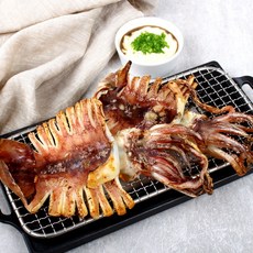 [기타브랜드] 통영 먼바다 반건조오징어(피데기) 2kg/(왕특대/26cm내외/10미), 상세 설명 참조