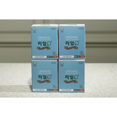 리얼오유기농생리대 종합1세트사이즈별 4팩세트, 대형4pack