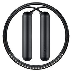 TANGRAM Factory Smart Rope - LED Embedded Jump Rope (Black Large) TANGRAM Factory 스마트 로프-LED 내장형 점프, 1