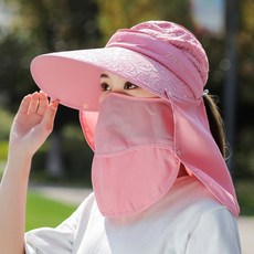 꽃무늬농사모자
