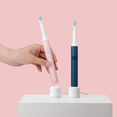 샤오미 SO WHITE 음파 전동칫솔 EX3 커플 핑크+블루 1+1, 샤오미 SO WHITE 전동칫솔 EX3