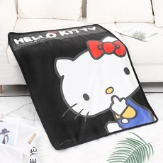 청] 자동차 베개 이불 겸용 쿠션 이불 사무실 쿠션 베개 에어컨 담요 소파 등받이 점심 시간 담요, 레트로 블랙