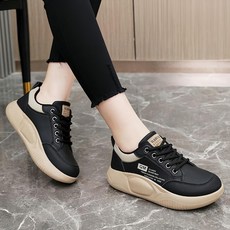 Modern Fashion 트렌디 여성 발편한 키높이 스니커즈 통굽 운동화 렌디 여성 발편한 키높이 스니커즈 통굽 운동화