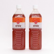 완주 봉동 생강청, 1L, 2개
