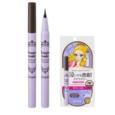 키스미 히로인메이크 스무스 리퀴드 아이라이너 N 0.4ml, 브라운, 2개