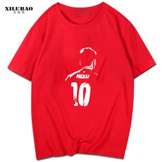 볼링의류 축구 Messi FC바르셀로나 메시 t반팔티셔츠 축구매니아 순면 반팔 티남성 구기운동복 루즈핏캐주얼