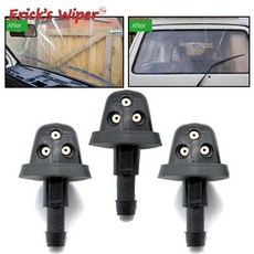 Erick s 와이퍼 3Pcs 전면 및 후면 윈드 스크린 와셔 제트 VW T2 T3 베이 1967 1979 T25 1992 업그레이드