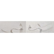 PHONAK 보청기 마이크로 튜브 (크기 2B- 오른쪽 및 왼쪽) SNAP-ON TYPE