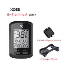 XOSS XOSS G 무선 GPS 사이클링컴퓨터 ANT 센서 트레이닝, 1개, 센서1개/거치대 포함